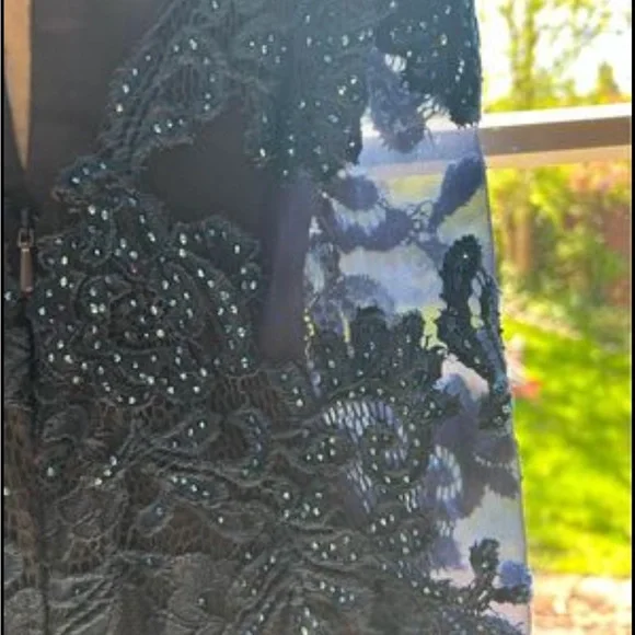 La Femme Mermaid Prom Dress